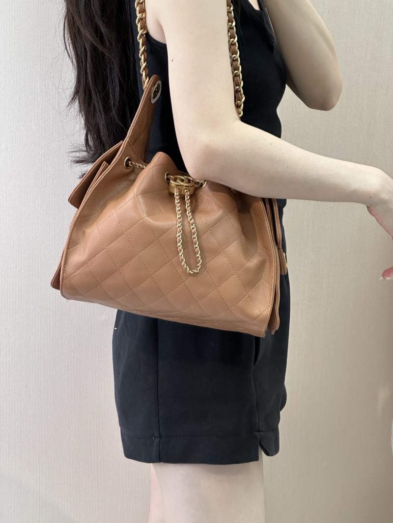 Chanel 25 Small Handbag Camel AS5293