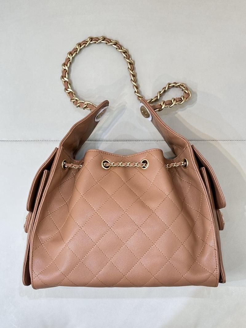 Chanel 25 Small Handbag Camel AS5293