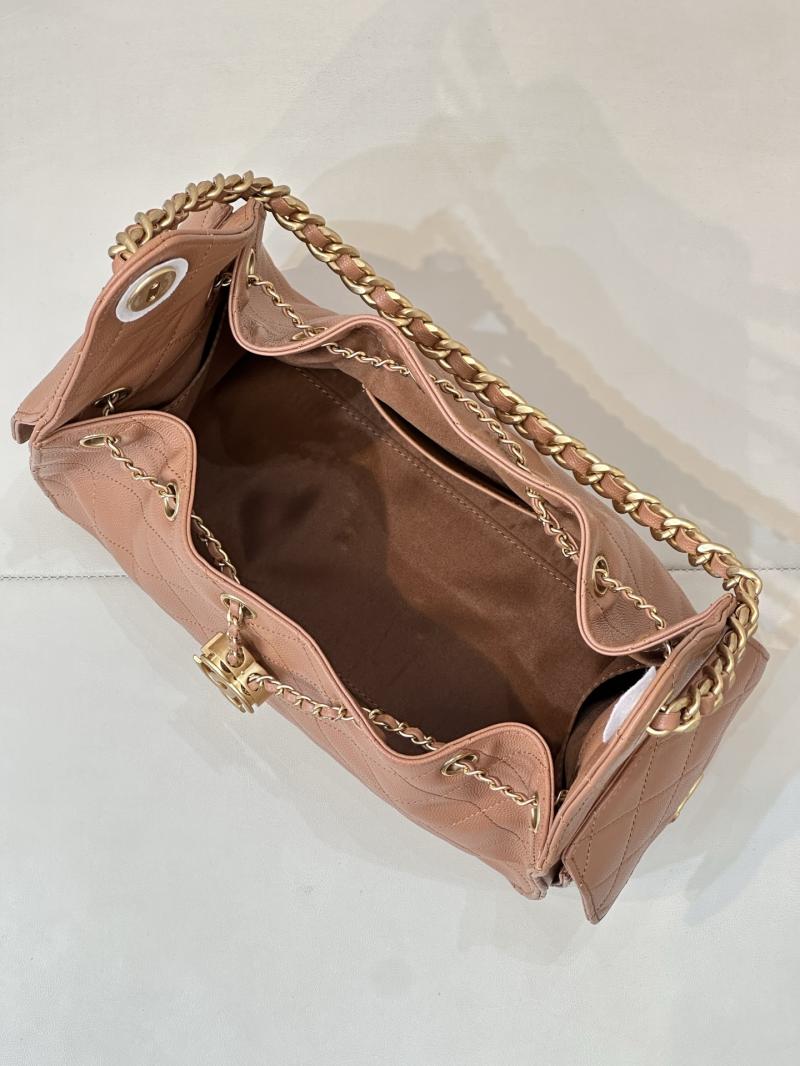 Chanel 25 Small Handbag Camel AS5293