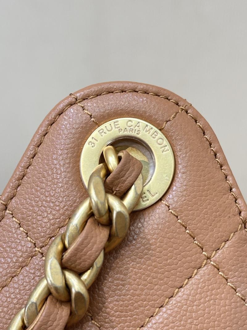 Chanel 25 Small Handbag Camel AS5293