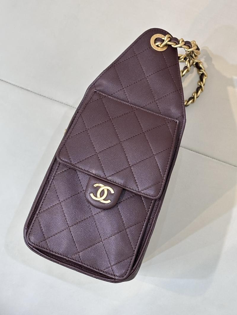 Chanel 25 Small Handbag Coffee AS5293