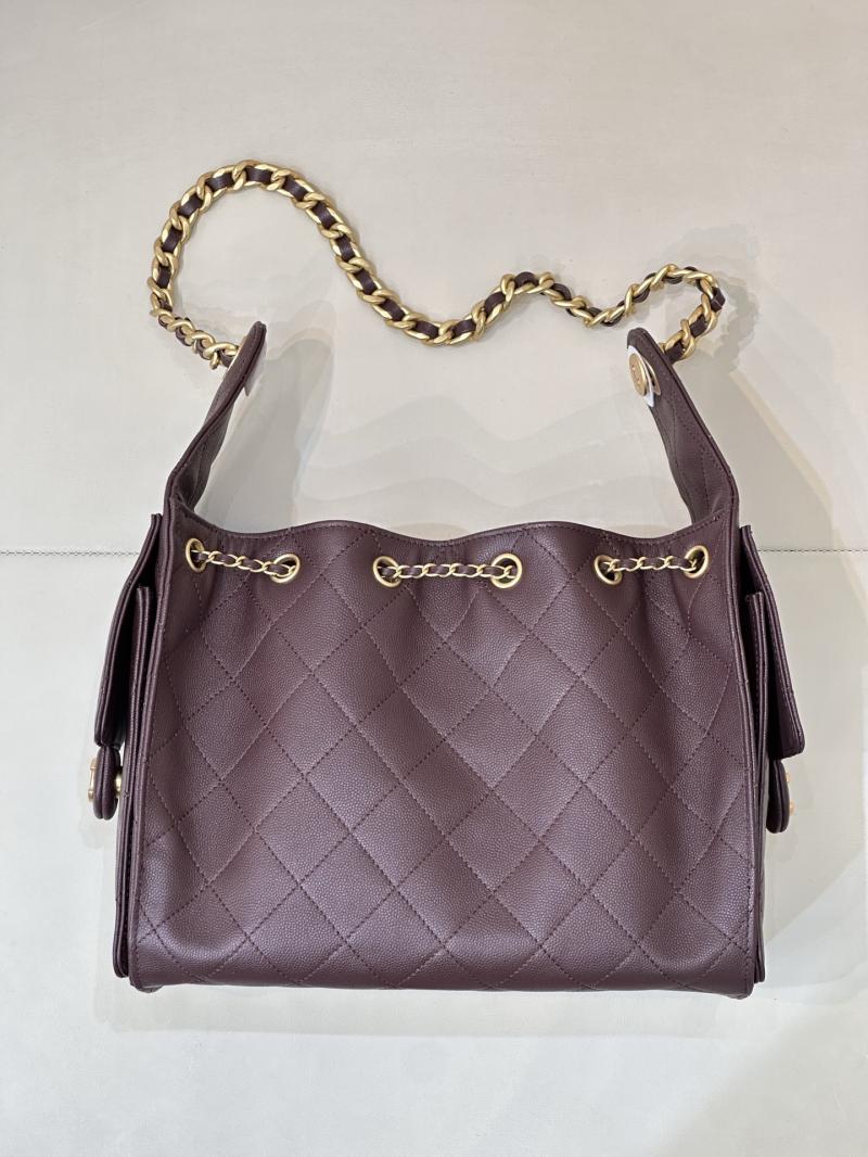 Chanel 25 Small Handbag Coffee AS5293