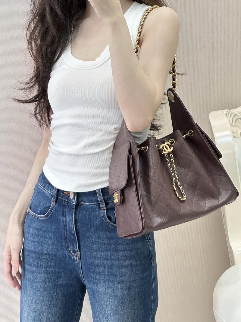 Chanel 25 Small Handbag Coffee AS5293