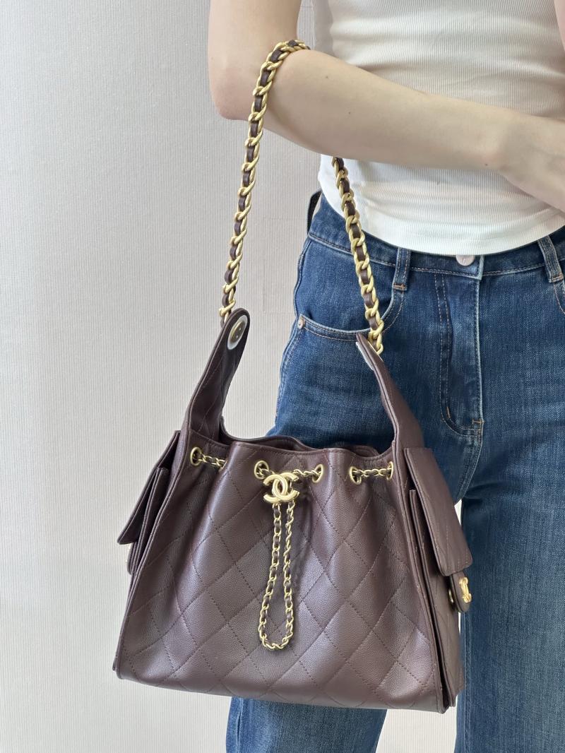 Chanel 25 Small Handbag Coffee AS5293