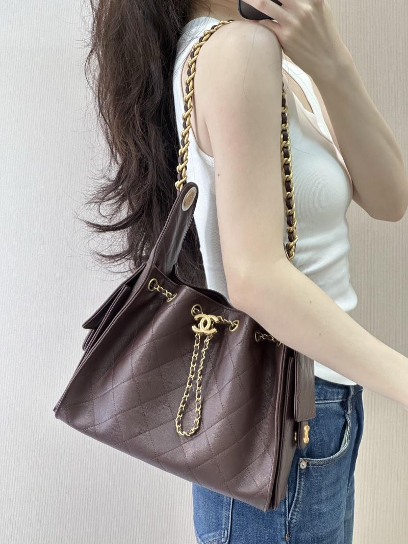 Chanel 25 Small Handbag Coffee AS5293