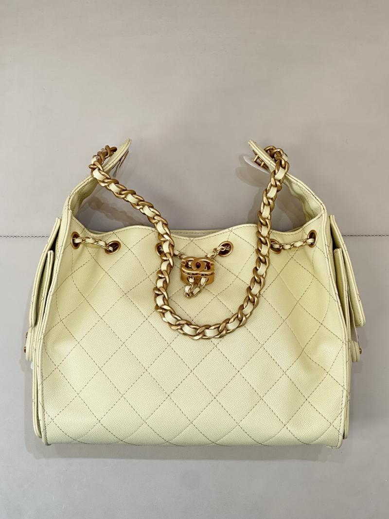 Chanel 25 Small Handbag Yellow AS5293