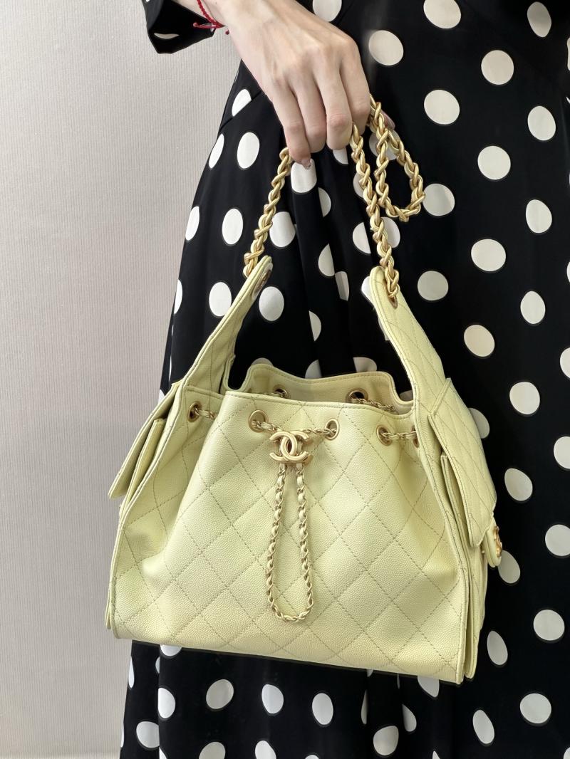 Chanel 25 Small Handbag Yellow AS5293