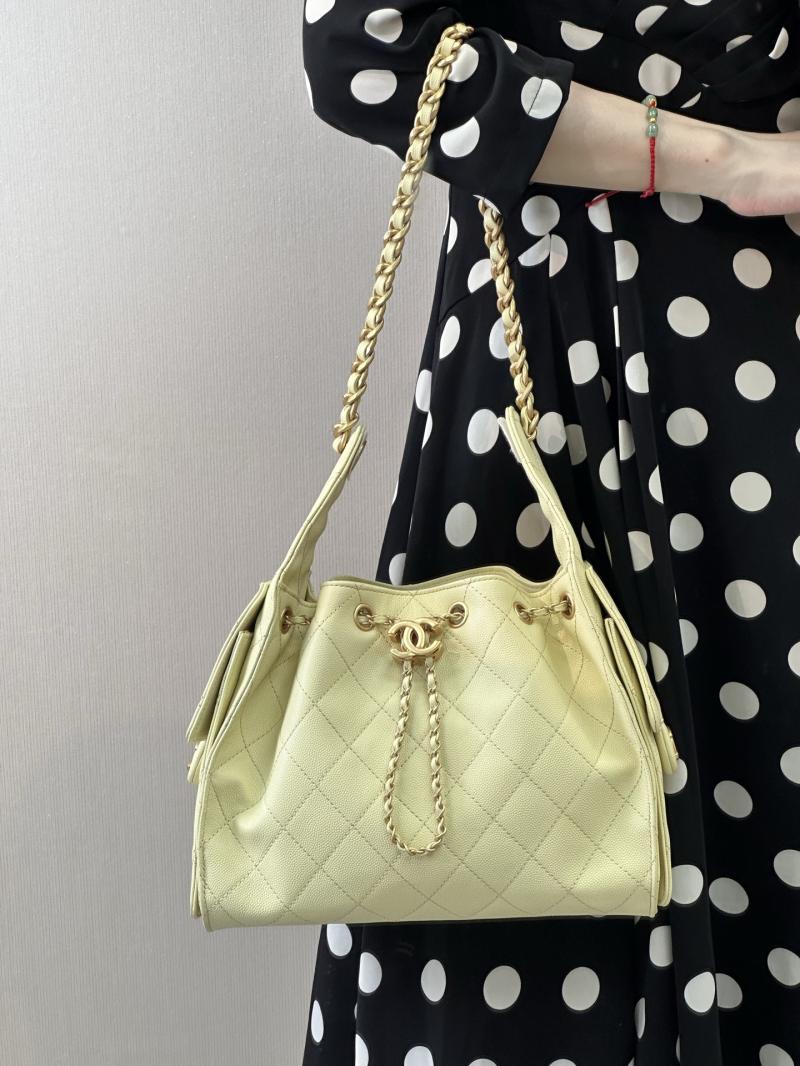 Chanel 25 Small Handbag Yellow AS5293