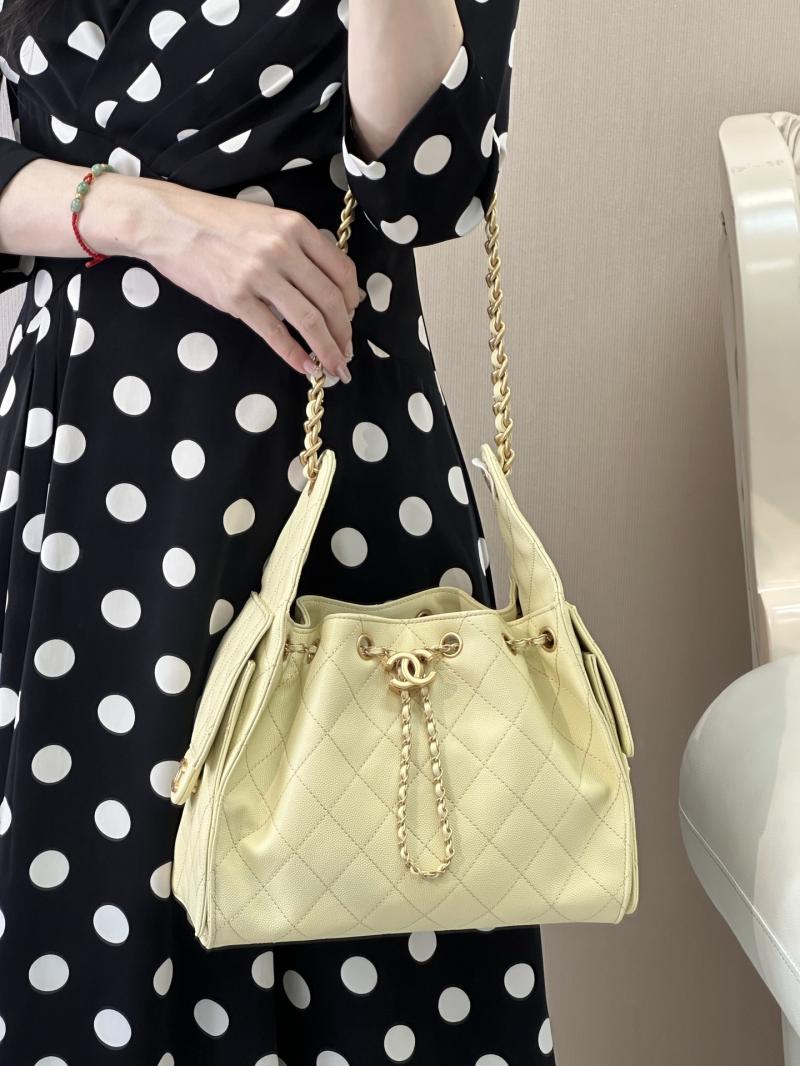 Chanel 25 Small Handbag Yellow AS5293