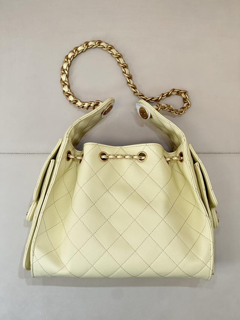 Chanel 25 Small Handbag Yellow AS5293
