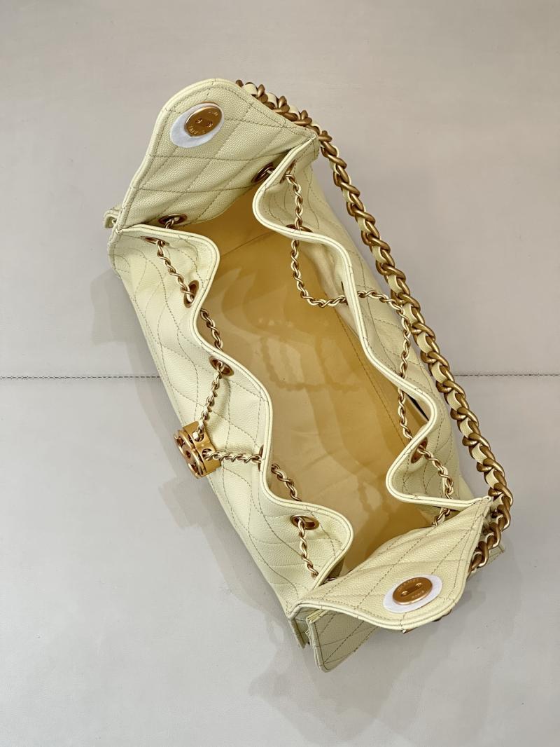 Chanel 25 Small Handbag Yellow AS5293