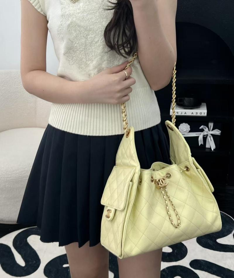 Chanel 25 Small Handbag Yellow AS5293