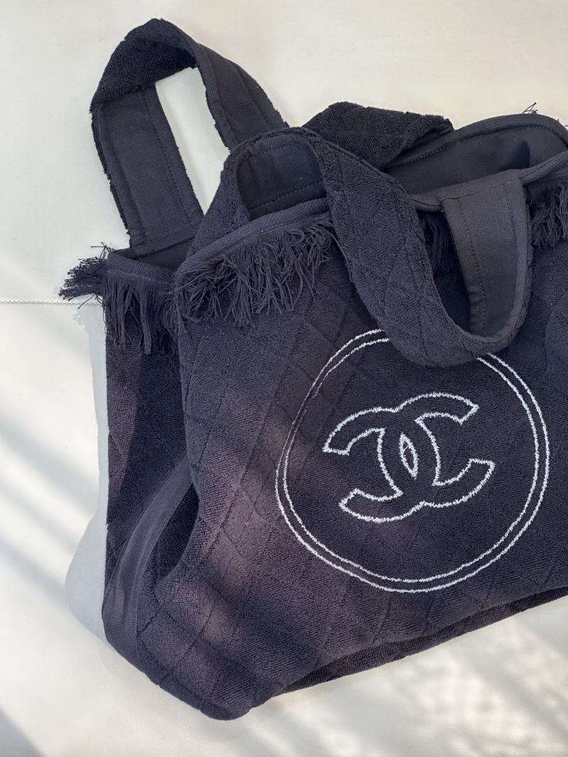 Chanel Cotton Tote Bag Black AAB018