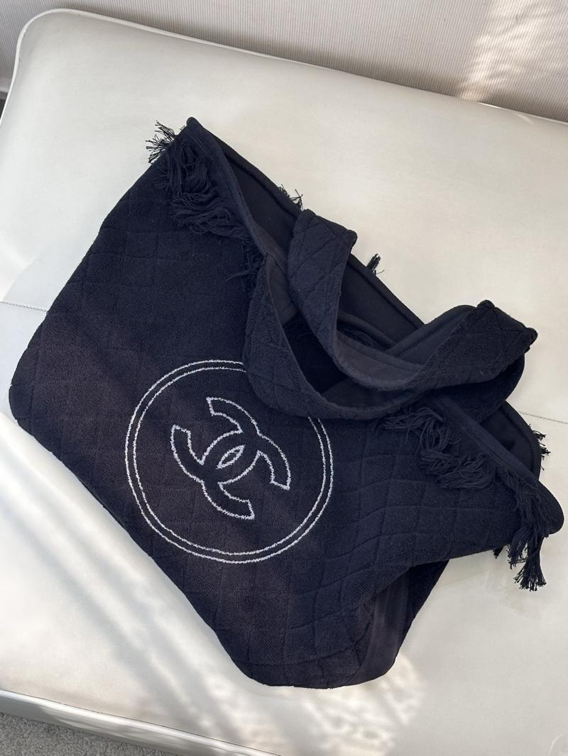 Chanel Cotton Tote Bag Black AAB018