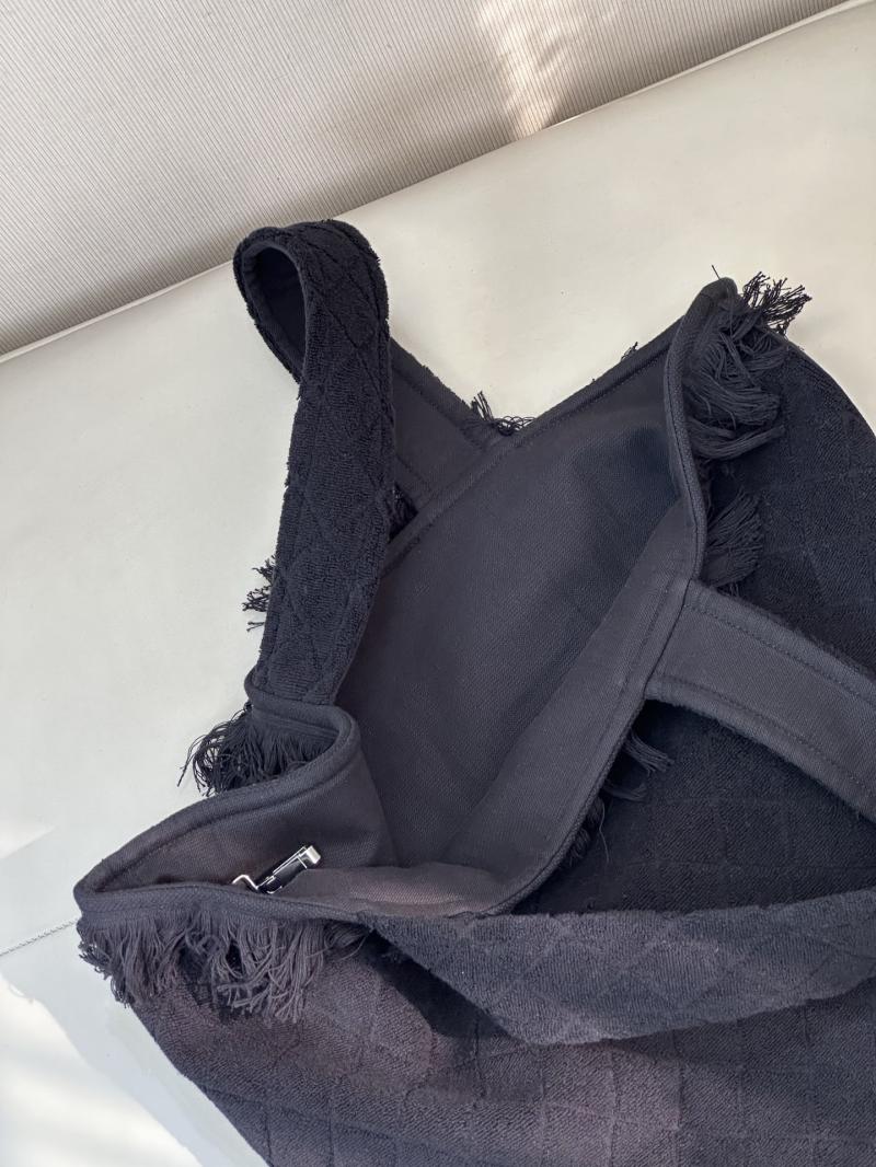 Chanel Cotton Tote Bag Black AAB018