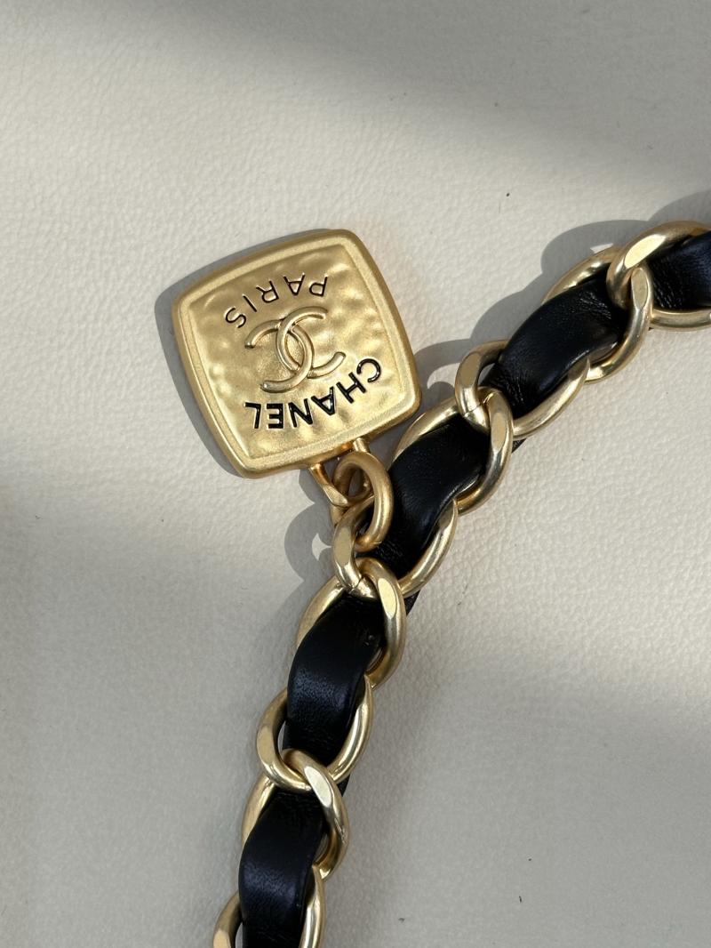 Chanel Denim Maxi Flap Bag Black AS5727