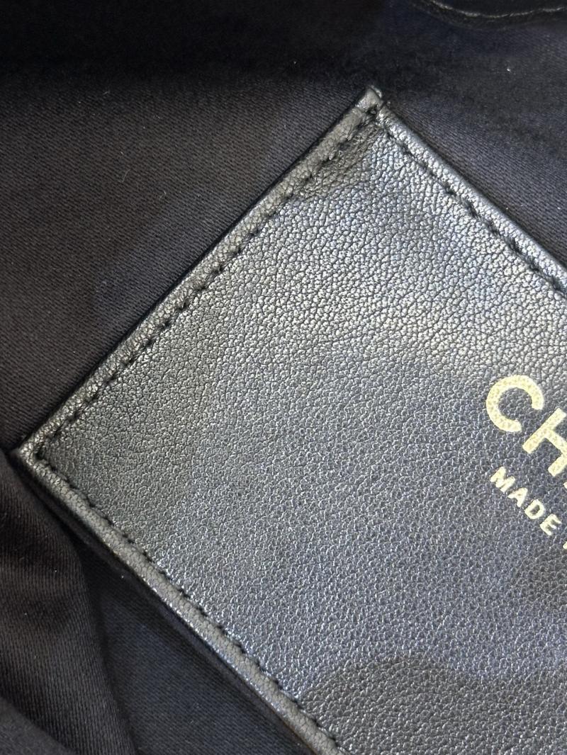 Chanel Hobo Handbag Black AS5976