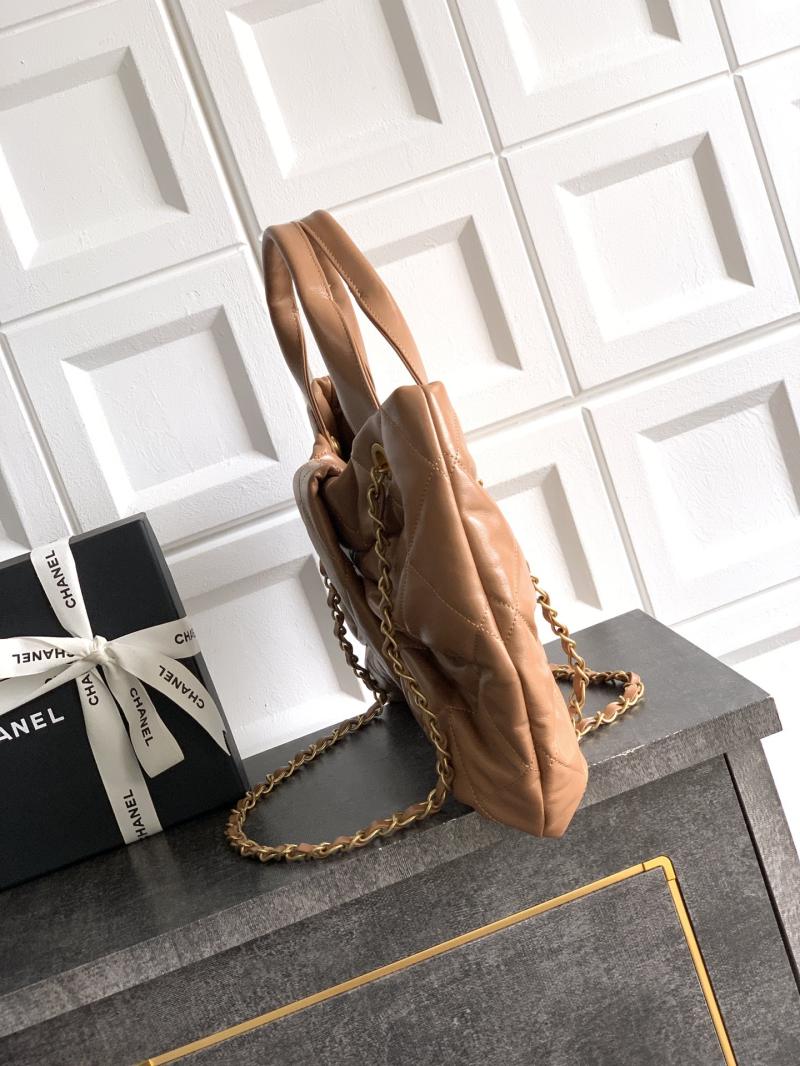 Chanel Lambskin Bow bag Camel AS5851