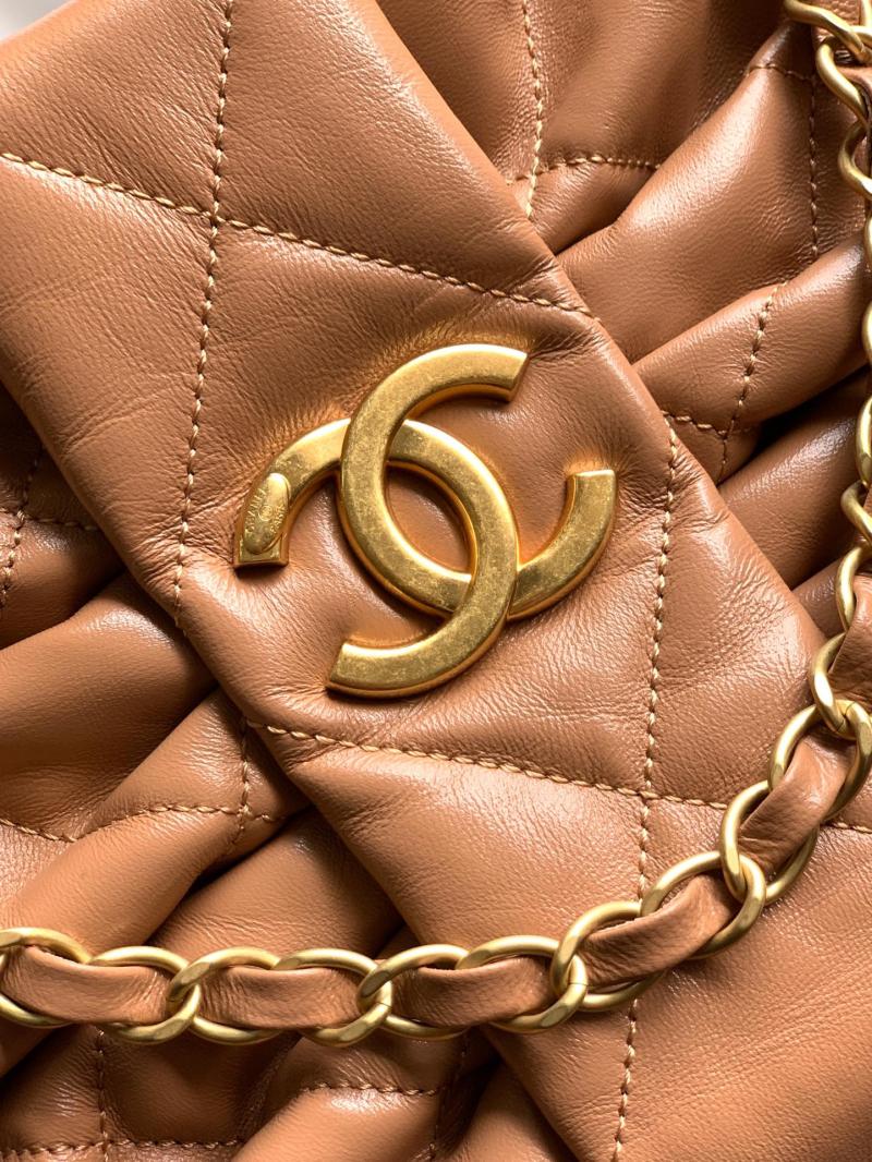 Chanel Lambskin Bow bag Camel AS5851