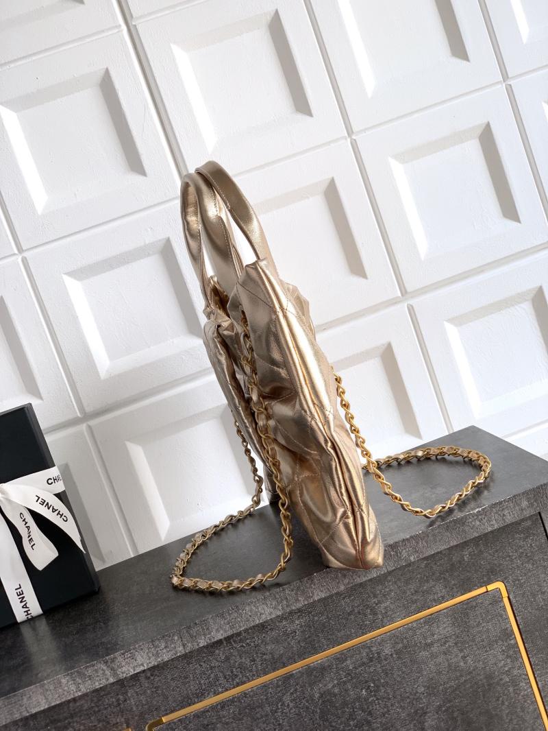 Chanel Lambskin Bow bag Gold AS5851