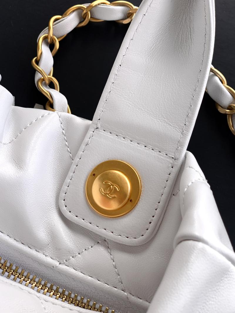 Chanel Lambskin Bow bag White AS5851