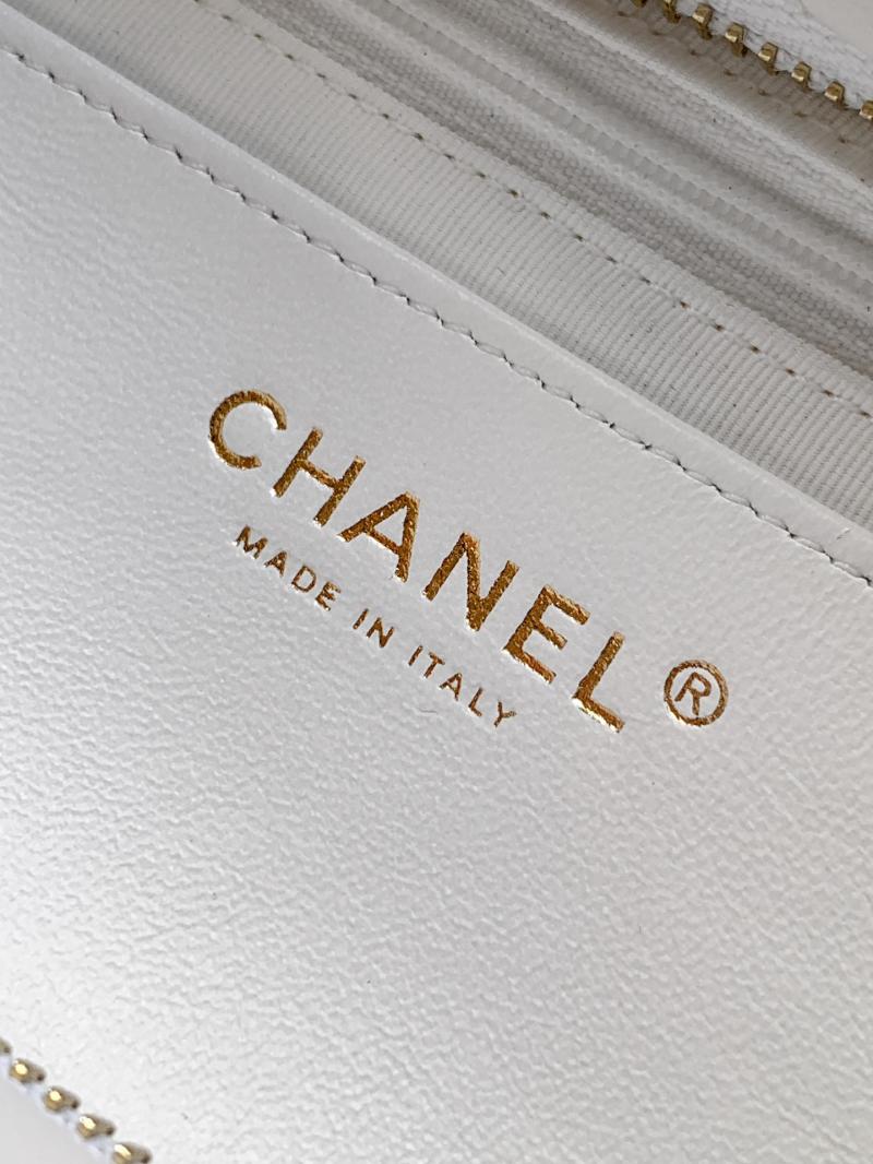 Chanel Lambskin Bow bag White AS5851