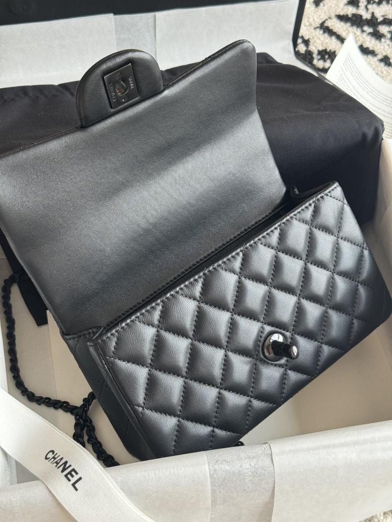 Chanel Lambskin Mini Flap Bag AS2431 Black