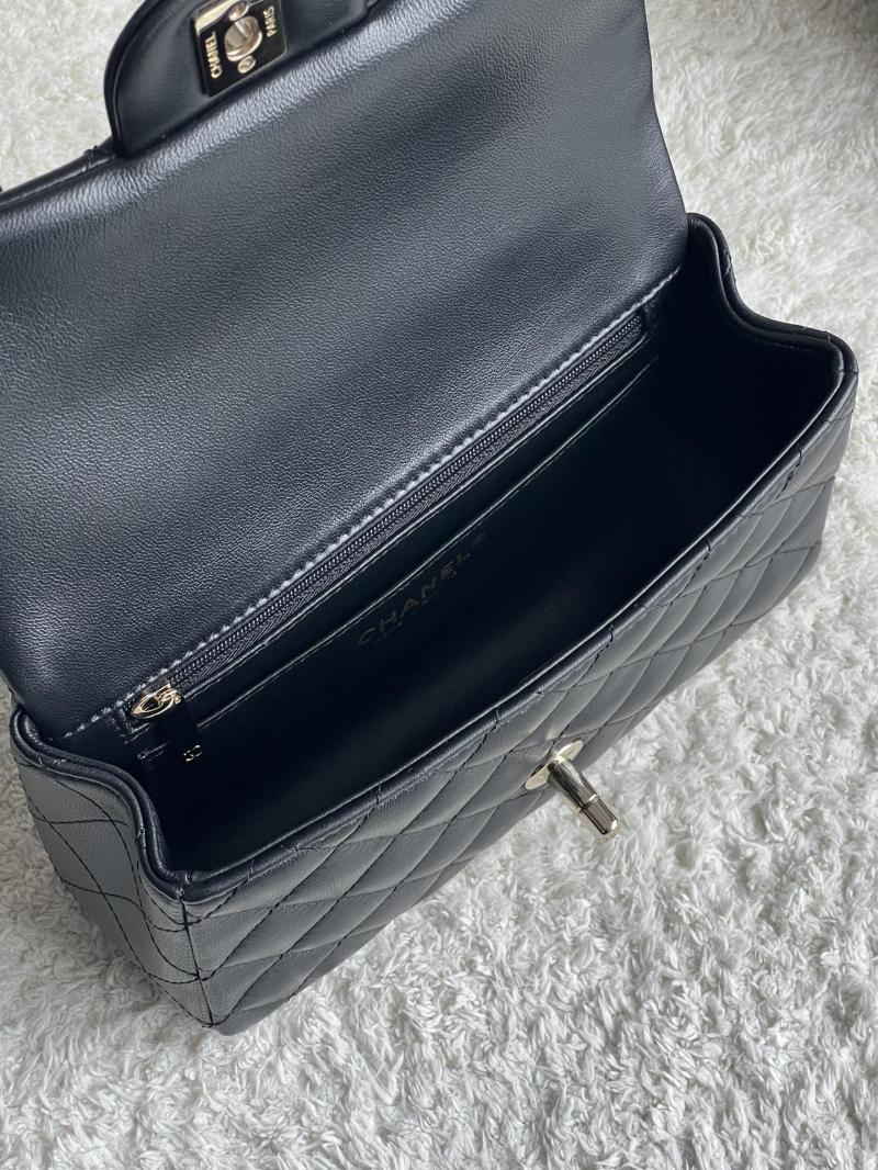 Chanel Lambskin Mini Flap Bag Black AS2431