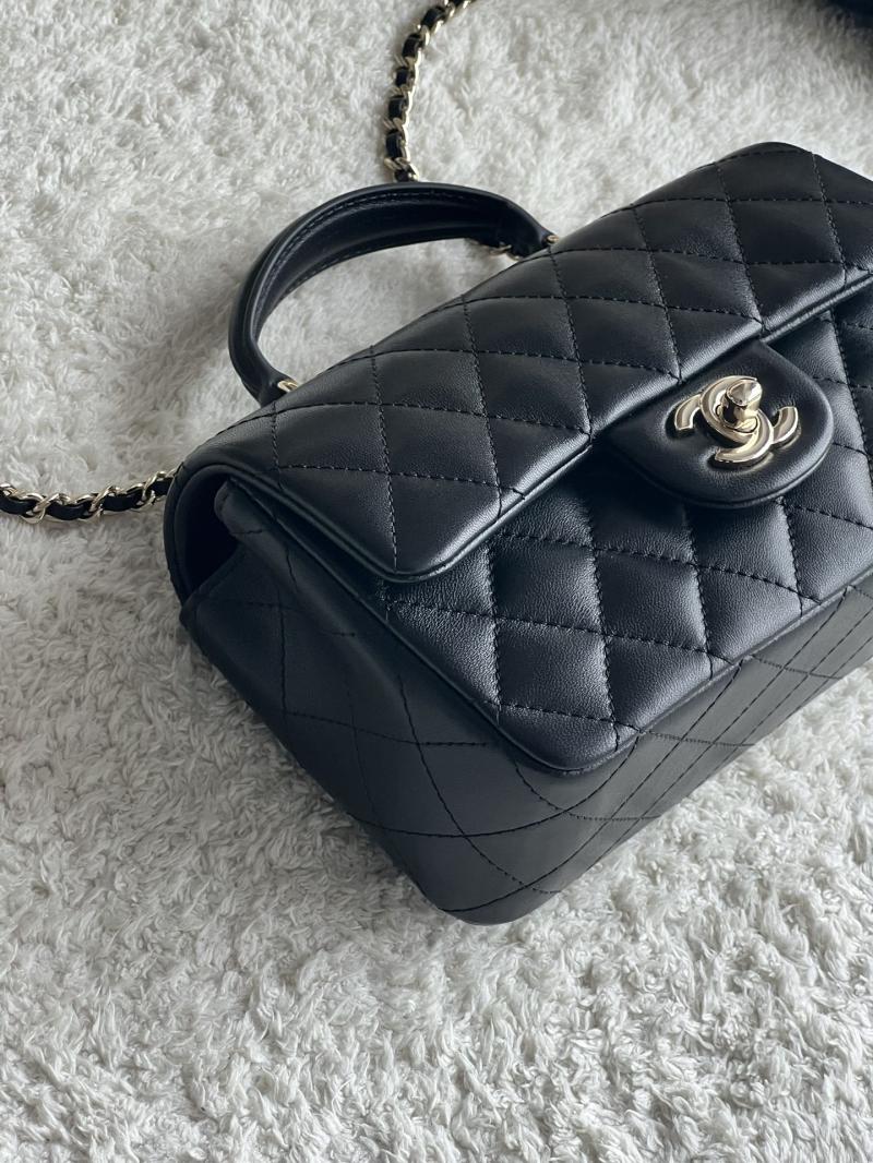 Chanel Lambskin Mini Flap Bag Black AS2431