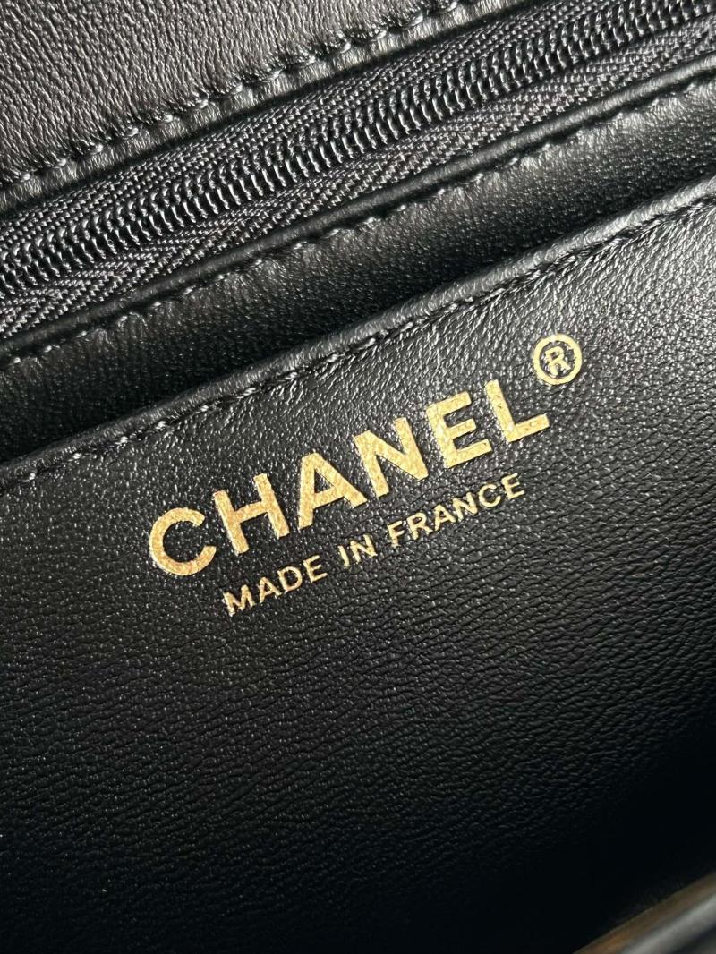 Chanel Lambskin Mini Flap Bag Black AS2431