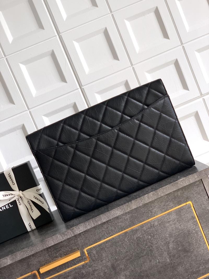Chanel Large Clutch Black AS2511