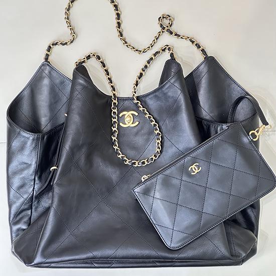 Chanel Maxi Shopping Bag Black AS5463 Chanel Maxi Shopping Bag Black AS5463