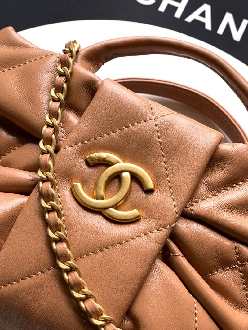 Chanel Mini Bow Bag Camel AS5849