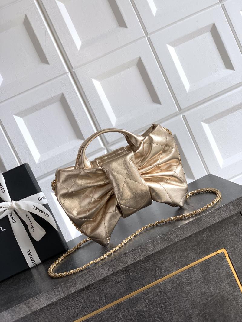 Chanel Mini Bow Bag Gold AS5849