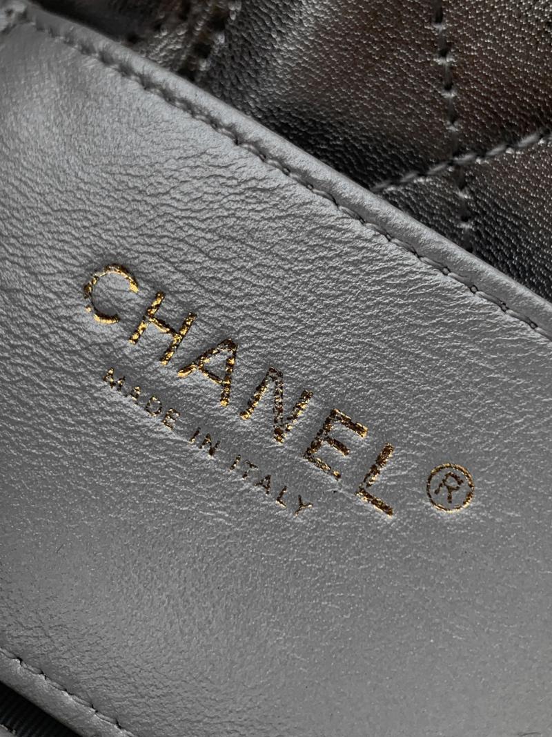 Chanel Mini Bow Bag Silver AS5849