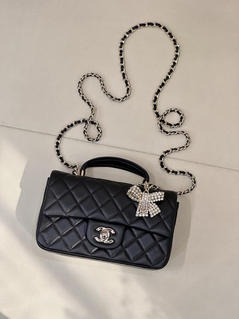 Chanel Mini Classic Handbag Black AS2431