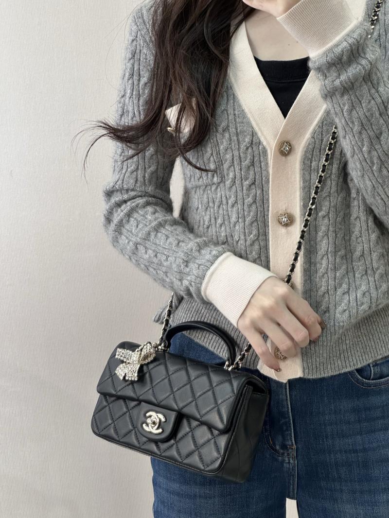 Chanel Mini Classic Handbag Black AS2431