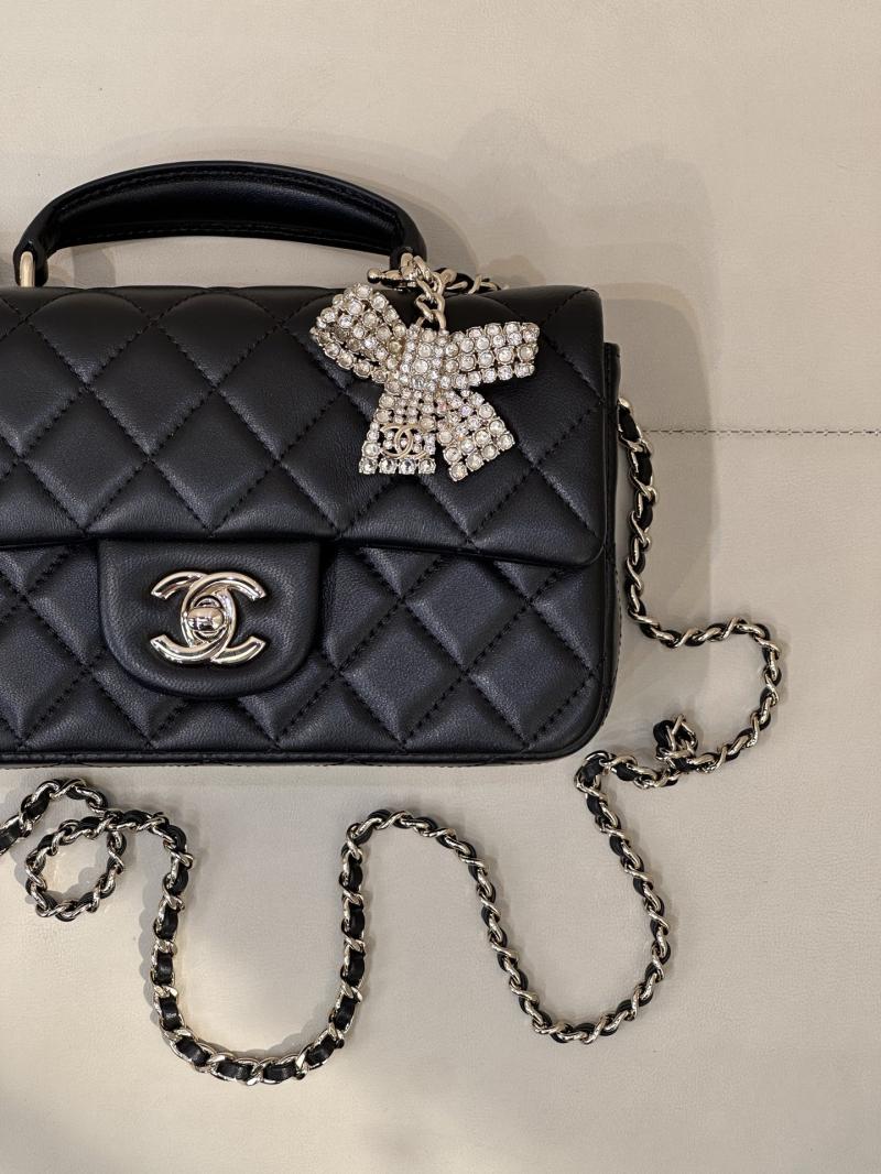 Chanel Mini Classic Handbag Black AS2431