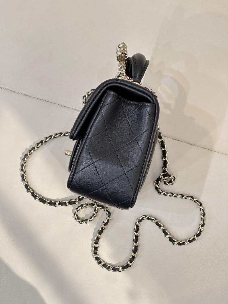 Chanel Mini Classic Handbag Black AS2431
