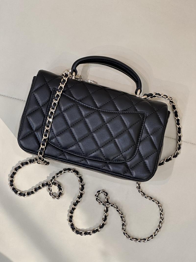 Chanel Mini Classic Handbag Black AS2431