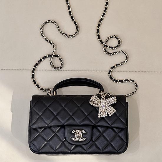 Chanel Mini Classic Handbag Black AS2431 Chanel Mini Classic Handbag Black AS2431