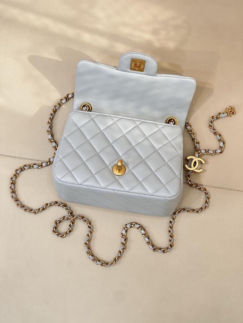 Chanel Mini Flap Bag Light Blue AS5758