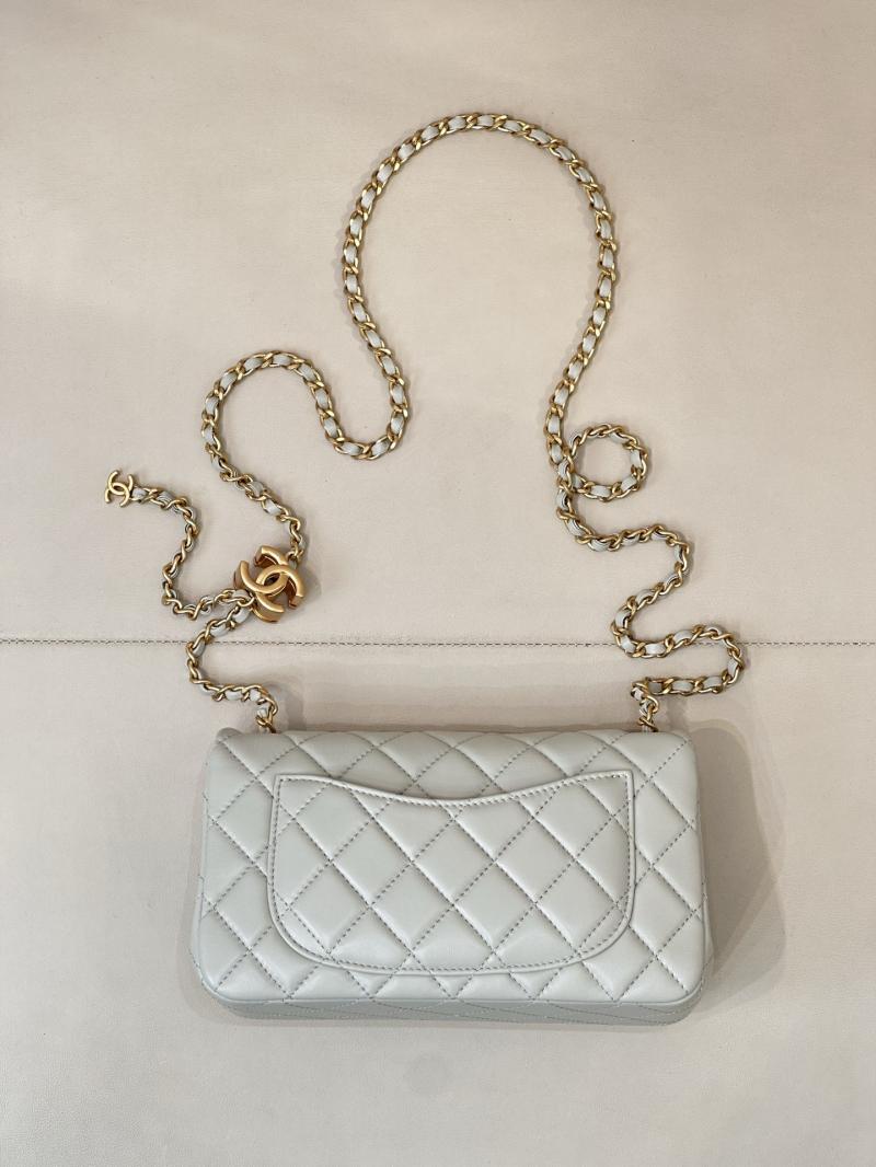 Chanel Small Flap Bag Light Green AS5759
