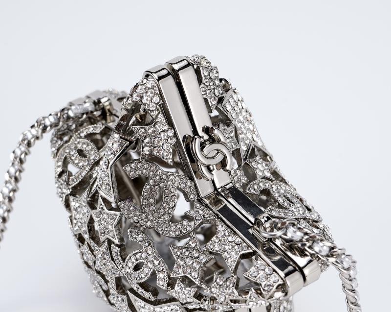 Chanel Star minaudiere Silver AS5658