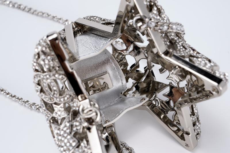 Chanel Star minaudiere Silver AS5658