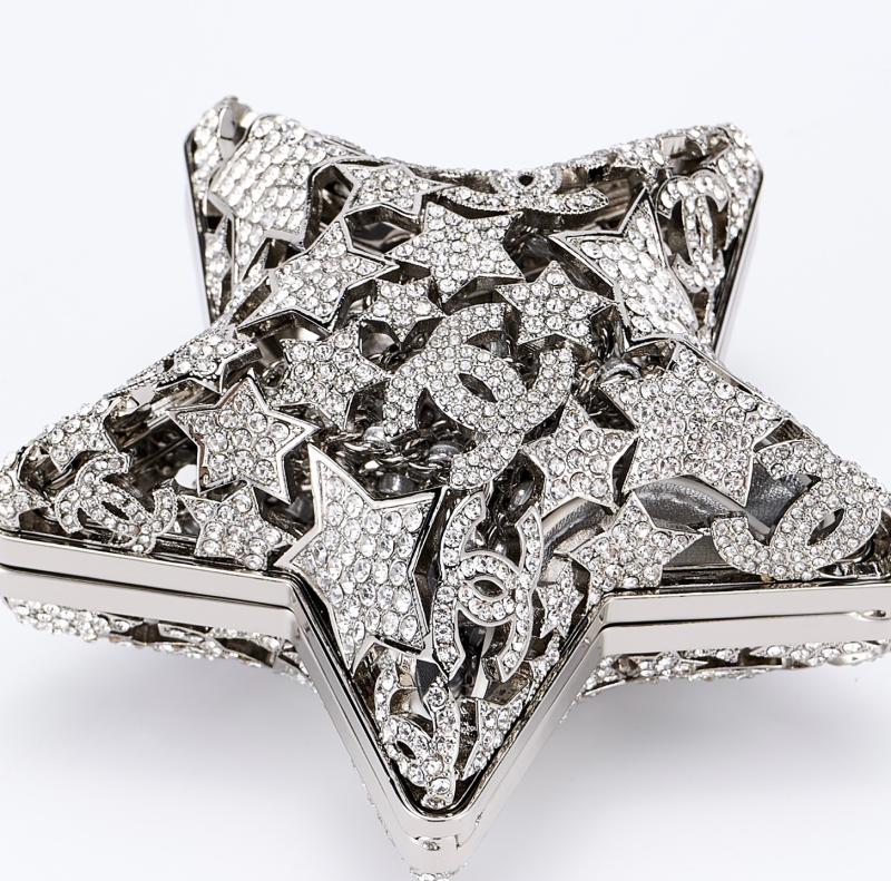 Chanel Star minaudiere Silver AS5658