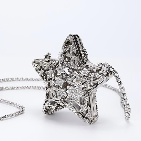 Chanel Star minaudiere Silver AS5658 Chanel Star minaudiere Silver AS5658