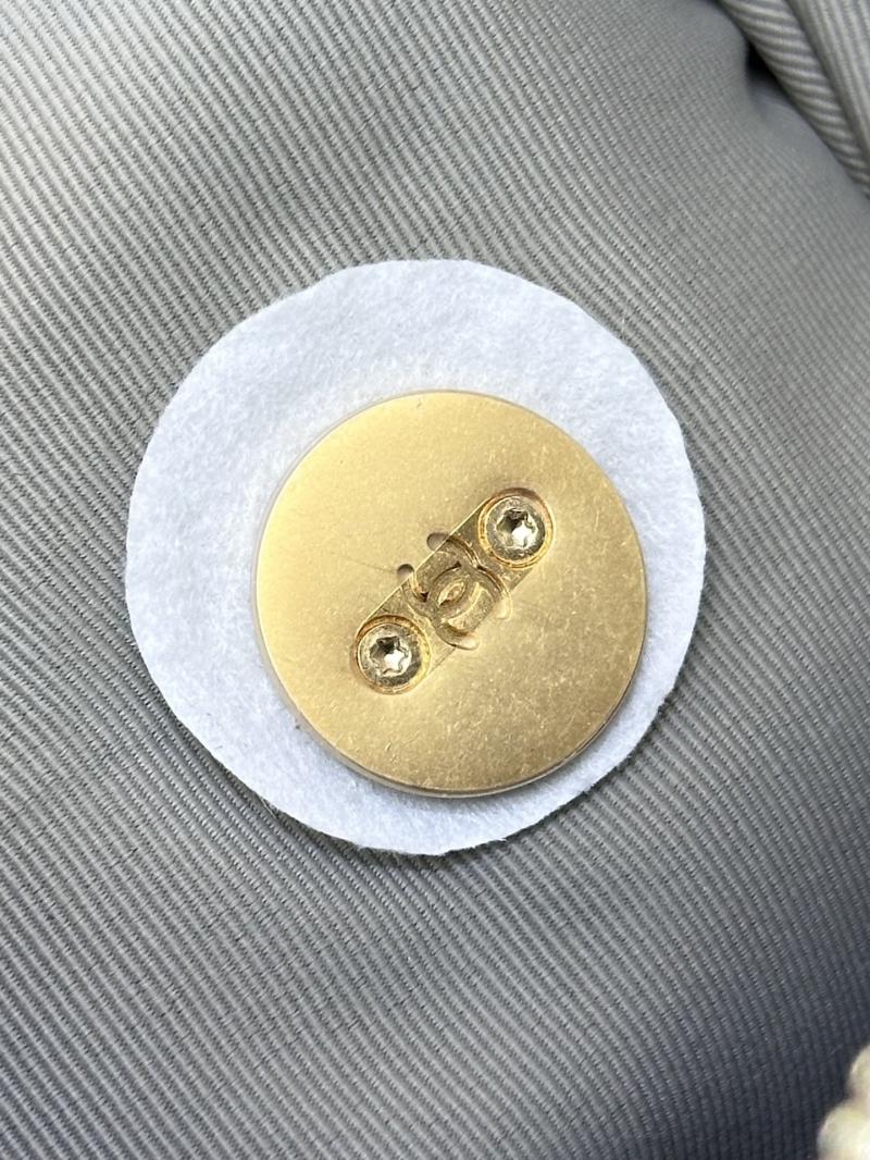 Chanel Suede Small Bowling Bag Grey AS5792