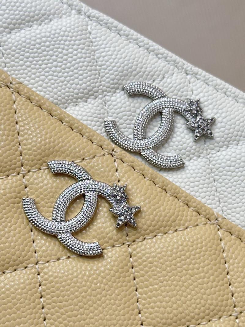 Chanel WOC Chain Wallet Beige AP3273