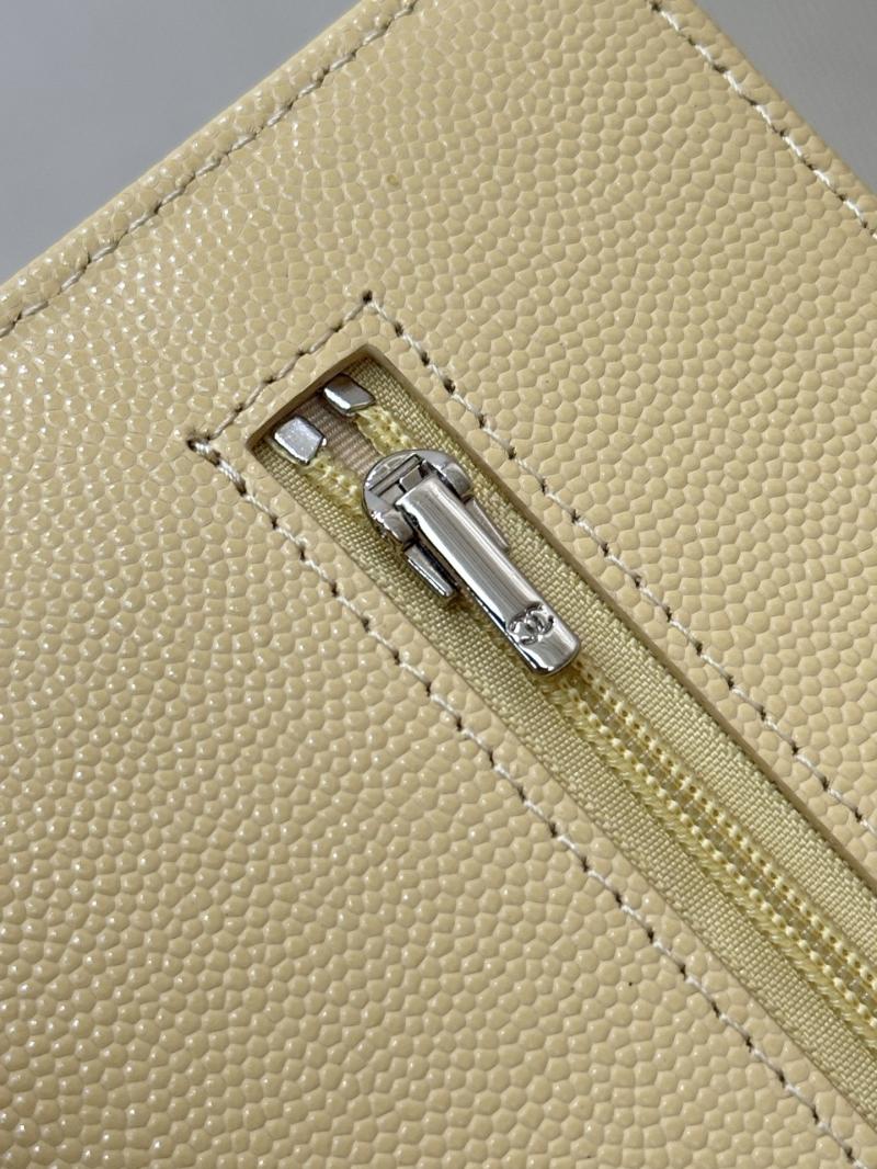 Chanel WOC Chain Wallet Beige AP3273